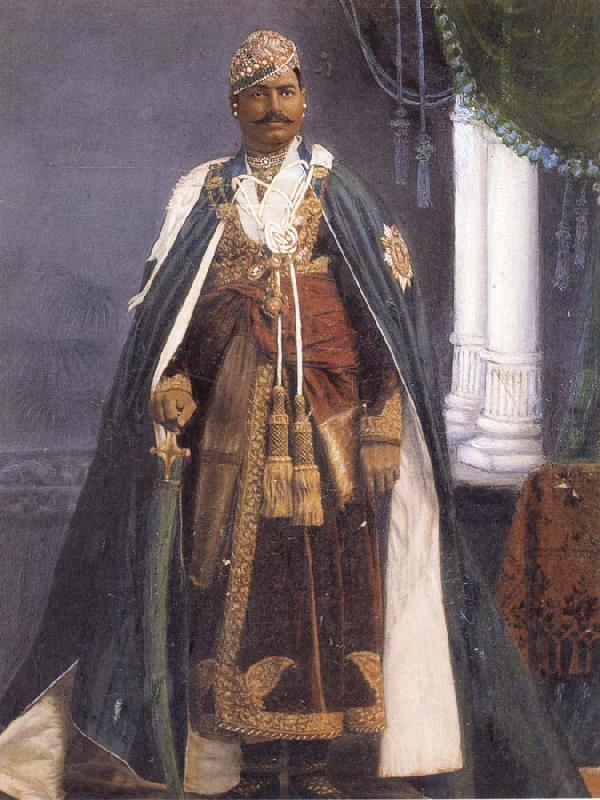 unknow artist Major His Highness Maharao Umed Singh II of Kota china oil painting image